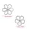 Bohemian Daisy Flower Wall Decor Woven Hanging Decoration Set 5