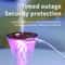 Glass Air Humidifier Aroma Diffuser With Ambient Light Crystal Lamp Design 3