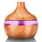 Wood Grain Aromatherapy Diffuser Ultrasonic Air Humidifier With Remote Control 8