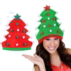 christmas tree hat funny holiday beanie santa party hat for kids and adults
