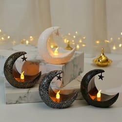 ramadan star moon led lamp elegant islamic decor light