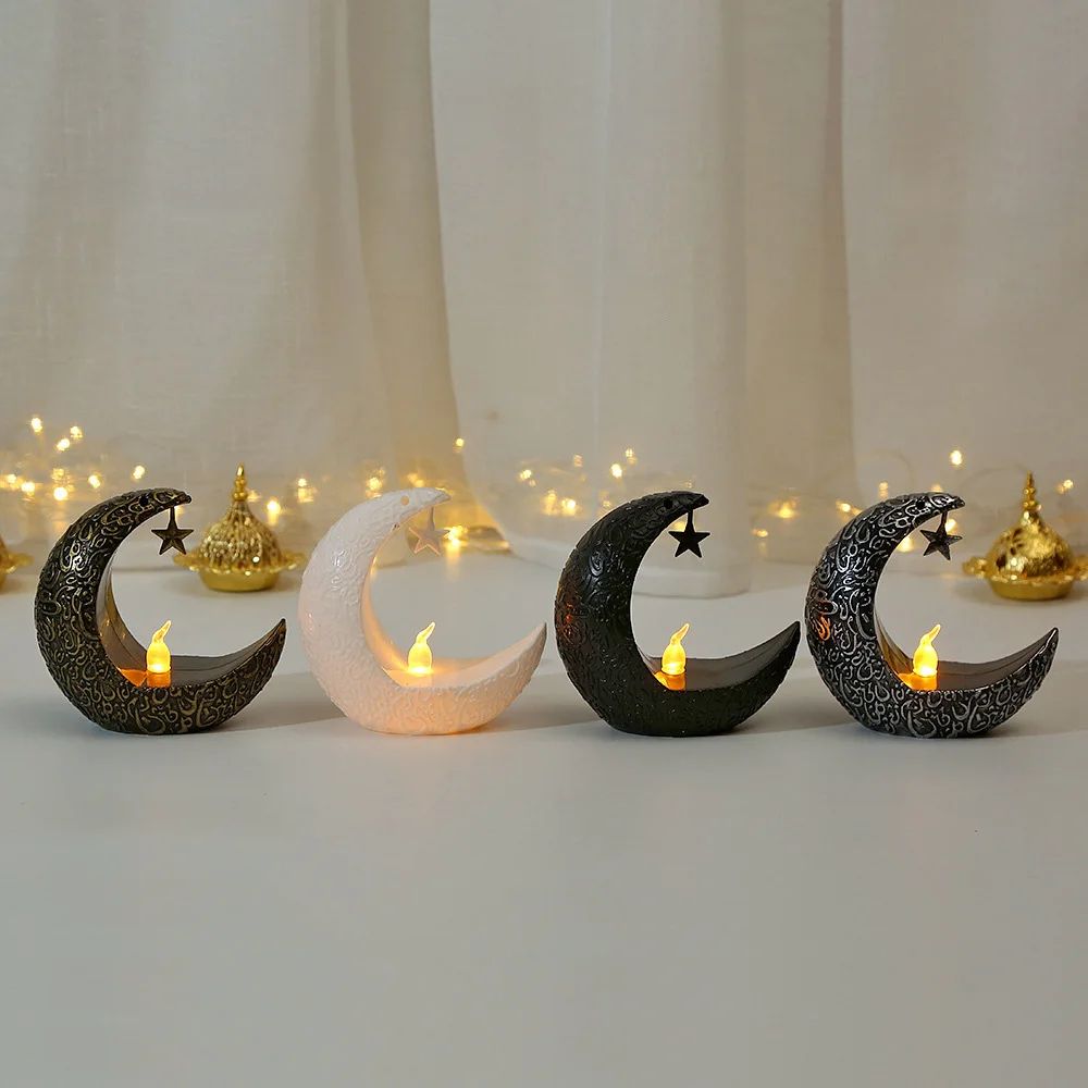 Ramadan Star Moon LED Lamp Elegant Islamic Decor Light 3