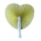 White Folding Paper Fan Elegant Party Favor And Handheld Decor 4
