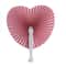 White Folding Paper Fan Elegant Party Favor And Handheld Decor 6