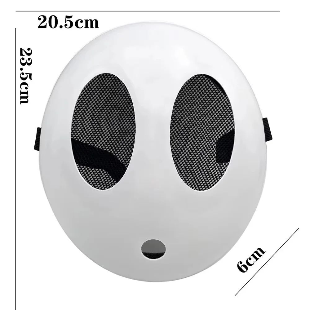 Shy Guy Cosplay Mask Funny Cartoon Costume Party Mask 3