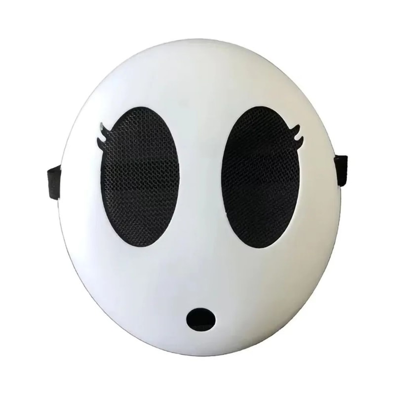 Shy Guy Cosplay Mask Funny Cartoon Costume Party Mask 6