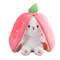 Cute Rabbit Plush Toy Soft Strawberry Bunny Stuffed Animal 7