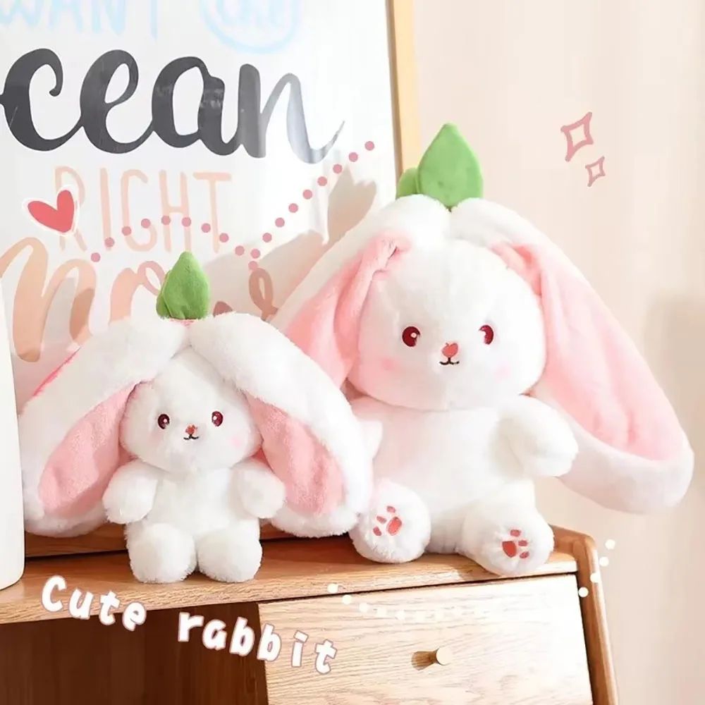 Cute Rabbit Plush Toy Soft Strawberry Bunny Stuffed Animal 5