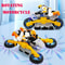Transforming Stunt Motorcycle Toy 360 Rotating Light Music Car 0