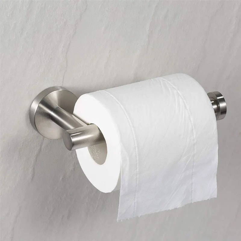 Stainless Steel Toilet Paper Holder Wall Mount Bathroom Tissue Rack 1