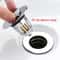 Universal Sink Drain Stopper Pop Up Filter Hair Catcher 4