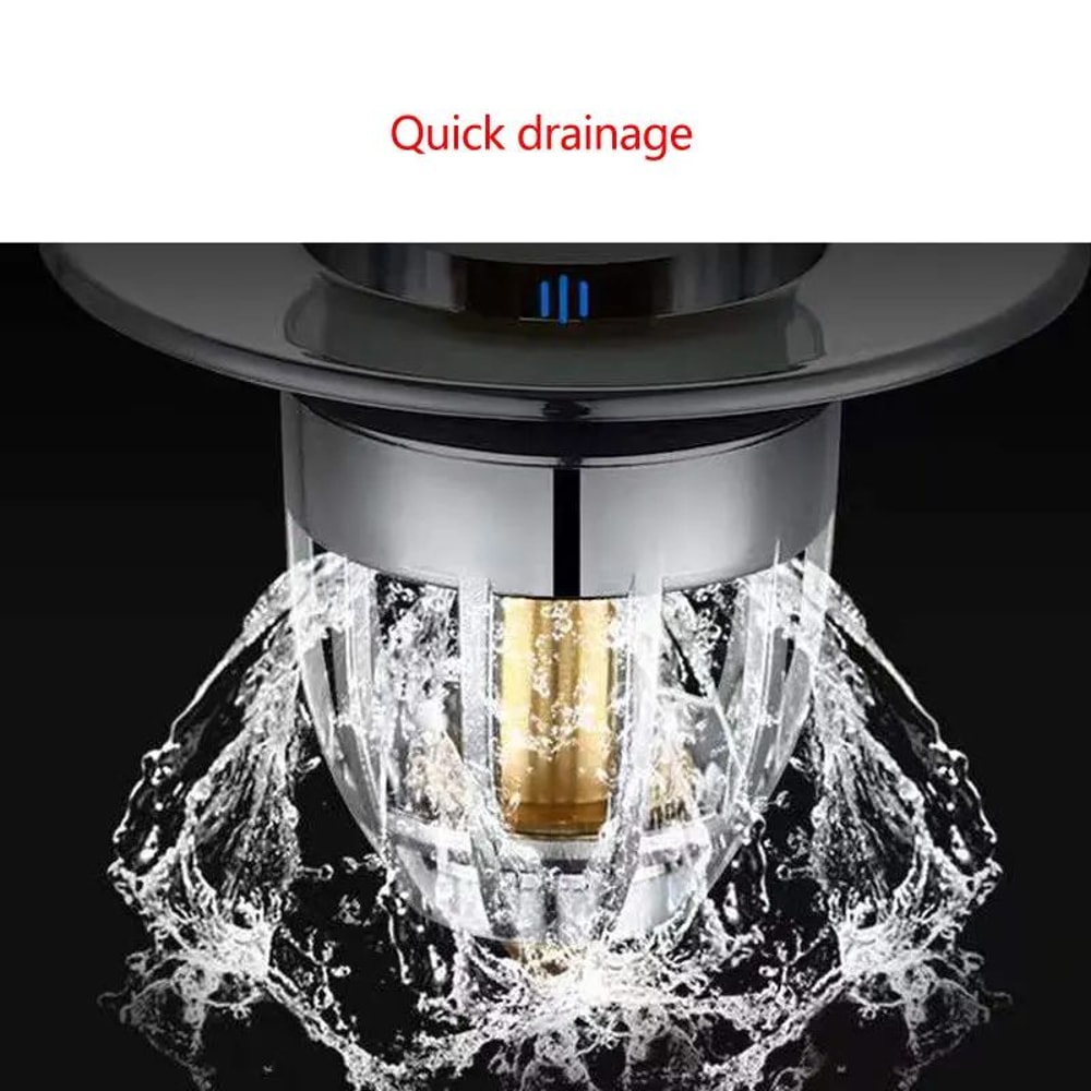 Universal Sink Drain Stopper Pop Up Filter Hair Catcher 5
