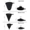 Silicone Funnel Set Collapsible Kitchen Funnel For Bottles 3 Pack 2