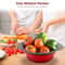 Collapsible Silicone Colander Space Saving Kitchen Strainer Basket 3