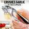 Stainless Steel Garlic Press Rocker Crusher And Mincer Tool 3
