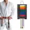 Martial Arts Belt Display Rack With Medal Holder Wall Organizer 0