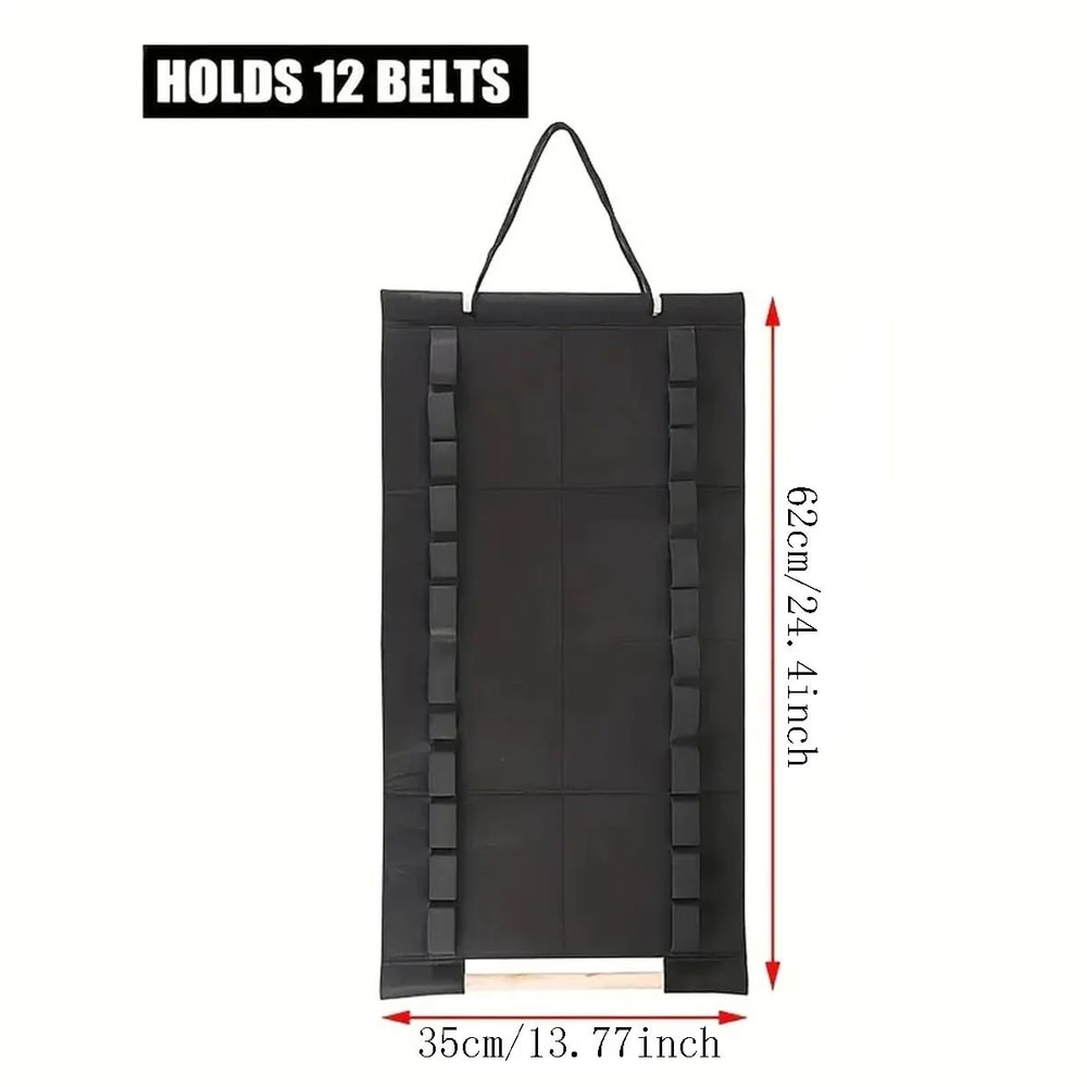 Martial Arts Belt Display Rack With Medal Holder Wall Organizer 1