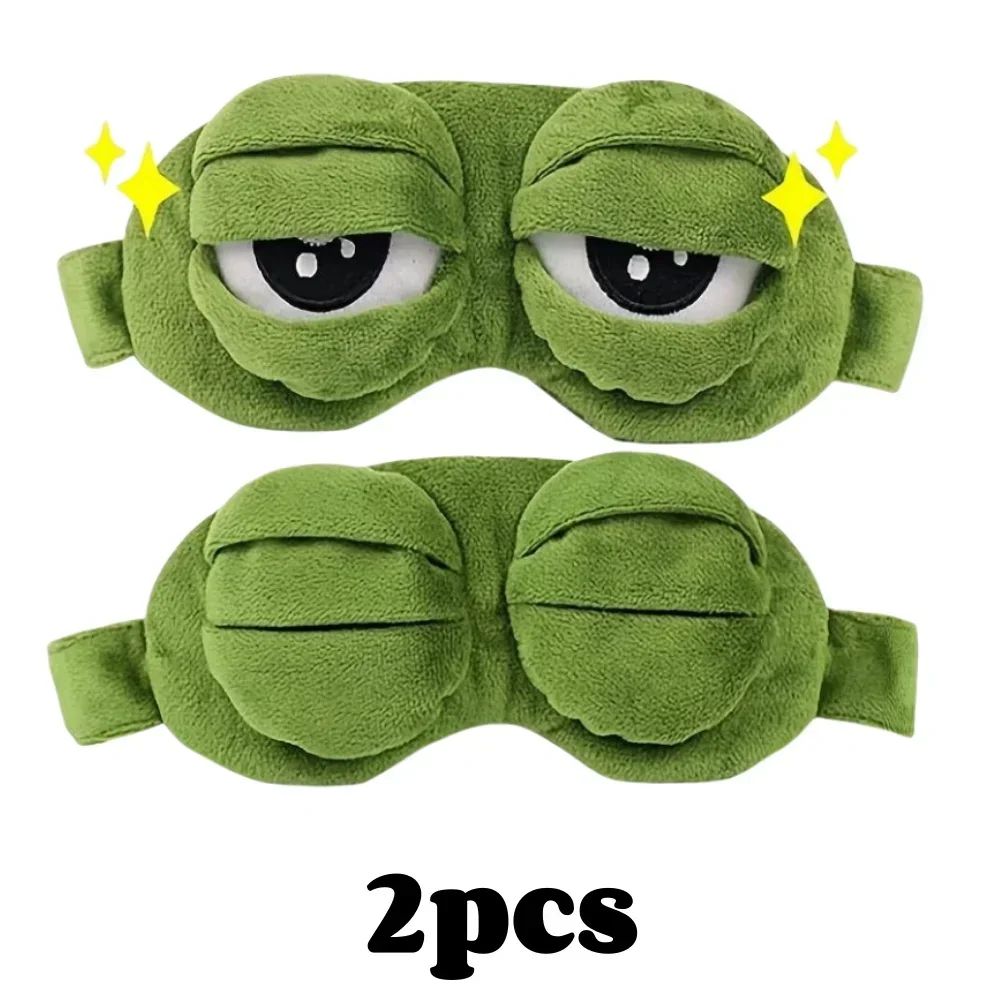 3D Frog Sleep Mask Soft Eye Mask For Travel And Deep Sleep 7