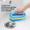 Multipurpose Cleaning Brush With Handle Sponge For Kitchen And Bathroom 4