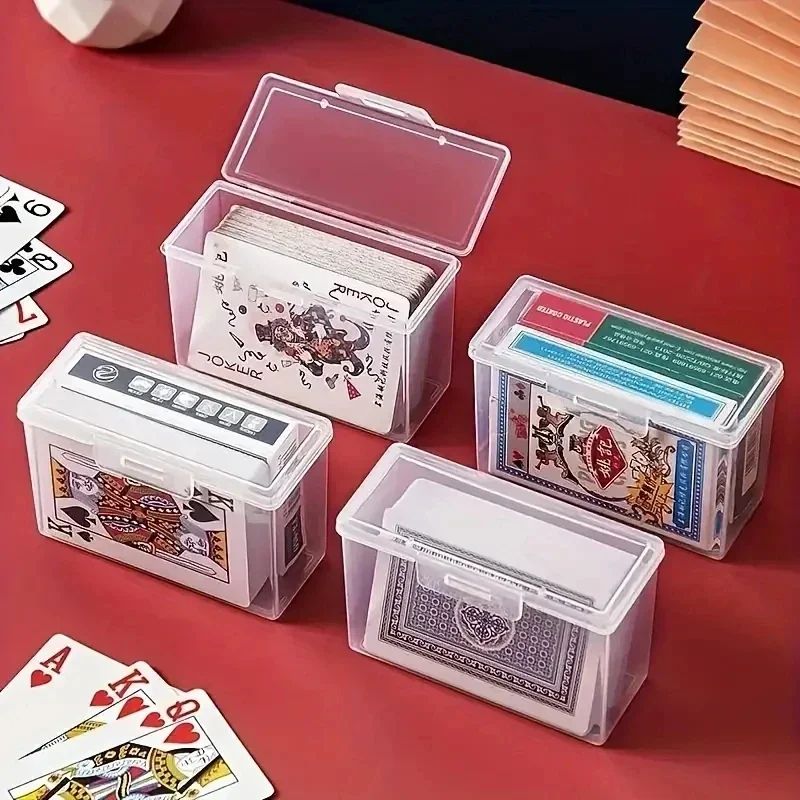 Clear Card Storage Box Organizer For Business Cards And Game Cards 1