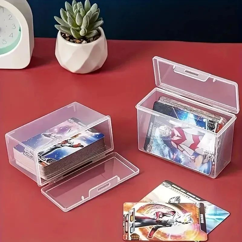 Clear Card Storage Box Organizer For Business Cards And Game Cards 4