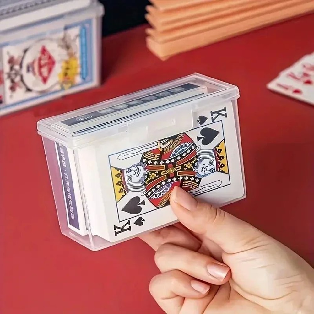 Clear Card Storage Box Organizer For Business Cards And Game Cards 5