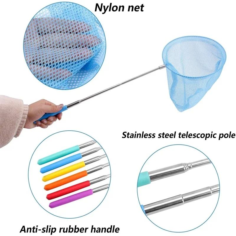 Telescopic Butterfly Net Insect Catcher With Extendable Handle 1