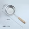 Stainless Steel Skimmer Ladle With Wooden Handle For Oil And Food Straining 7