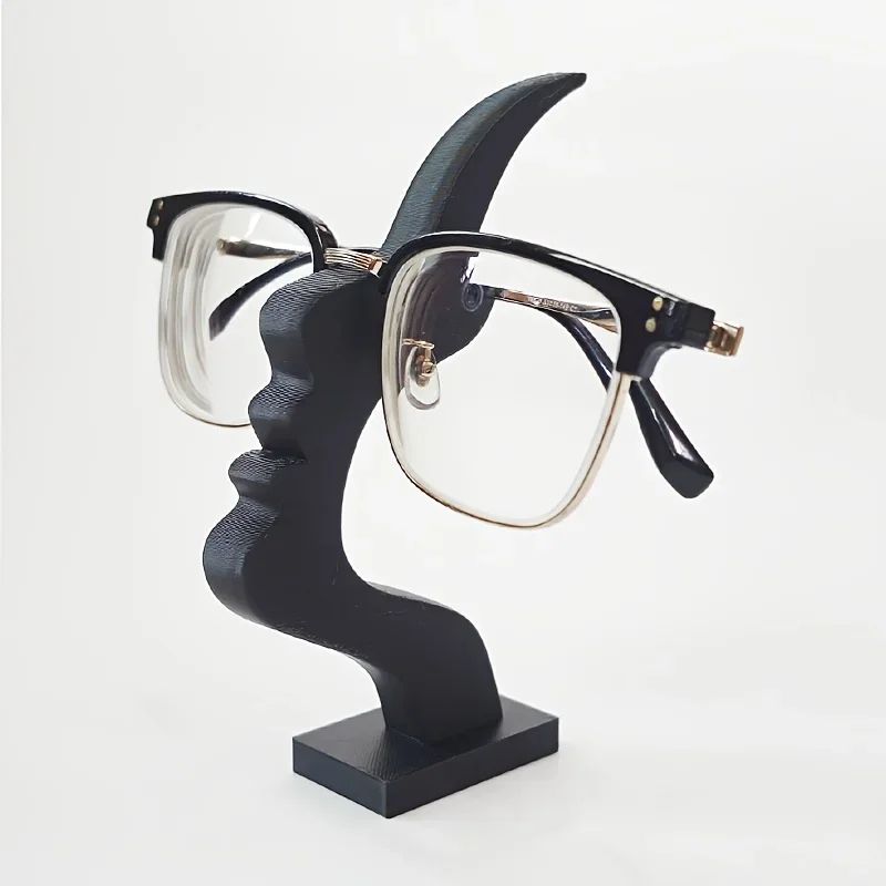Eyeglass Holder Stand Face Design For Desk And Nightstand Storage 4