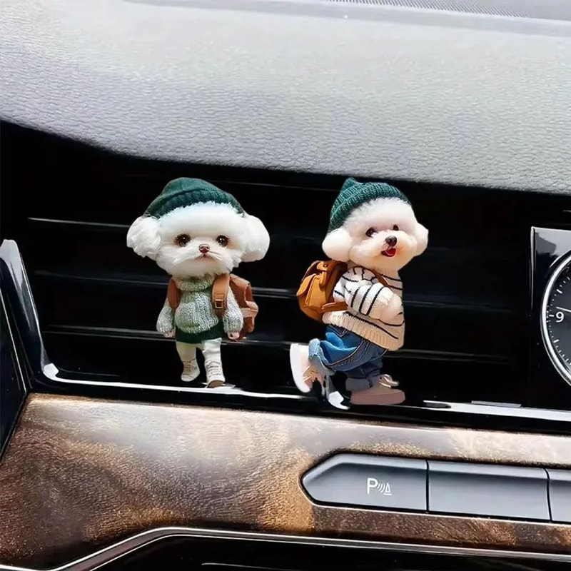 Cute Cat Car Air Freshener Vent Clip With Long Lasting Fragrance 9