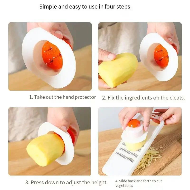 Vegetable Slicer And Grater Tool For Fast Food Prep 3