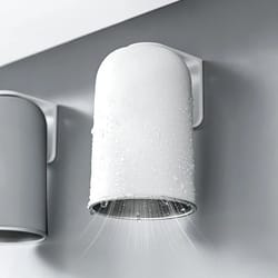 magnetic stainless steel toothbrush cup wall mounted bathroom holder