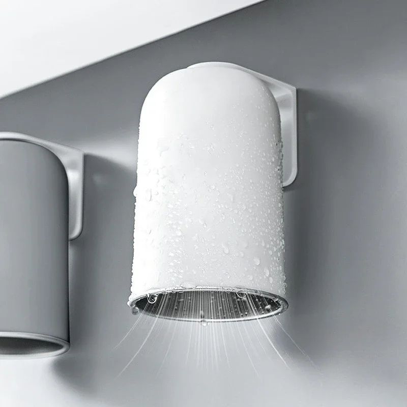 Magnetic Stainless Steel Toothbrush Cup Wall Mounted Bathroom Holder 0