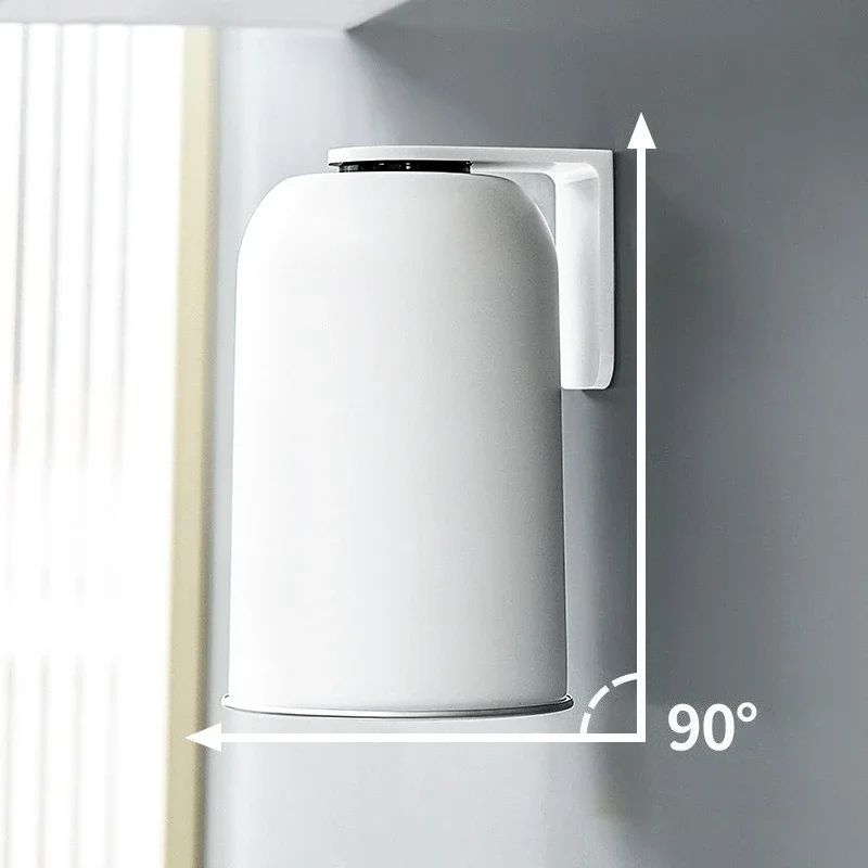 Magnetic Stainless Steel Toothbrush Cup Wall Mounted Bathroom Holder 2