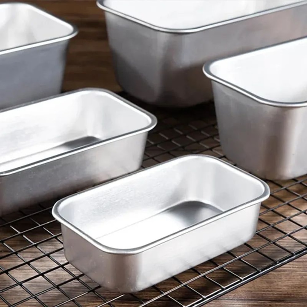 Non Stick Aluminum Loaf Pan For Bread Cake And Baking 2