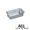 Non Stick Aluminum Loaf Pan For Bread Cake And Baking 6