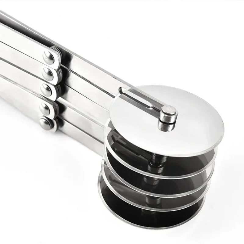 Multi Wheel Dough Cutter Pizza Pastry Roller Knife Tool 4