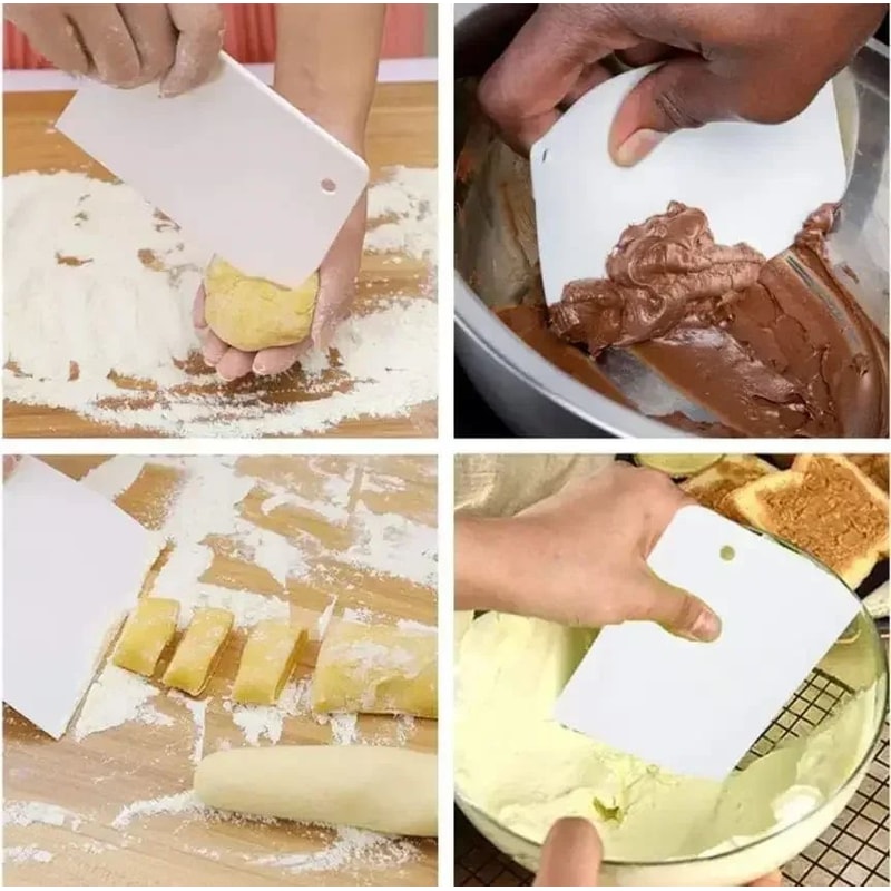 Multipurpose Dough Scraper Cutter For Baking And Pastry Prep 3
