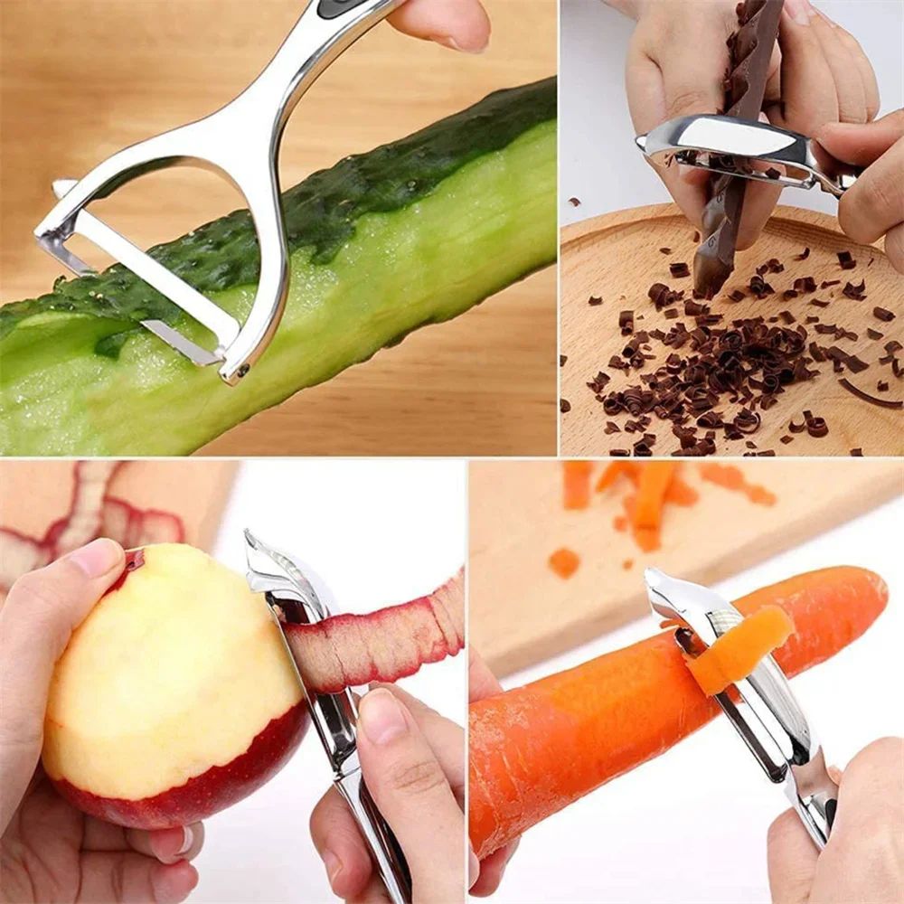 Multifunction Stainless Steel Vegetable Peeler And Grater Tool 3