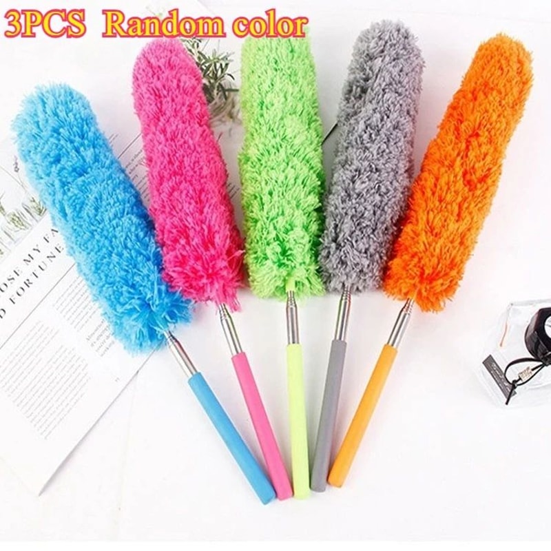 Telescopic Feather Duster With Extendable Handle For Easy Cleaning 12