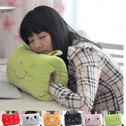 plush hand warmer pillow for cozy comfort and desk naps