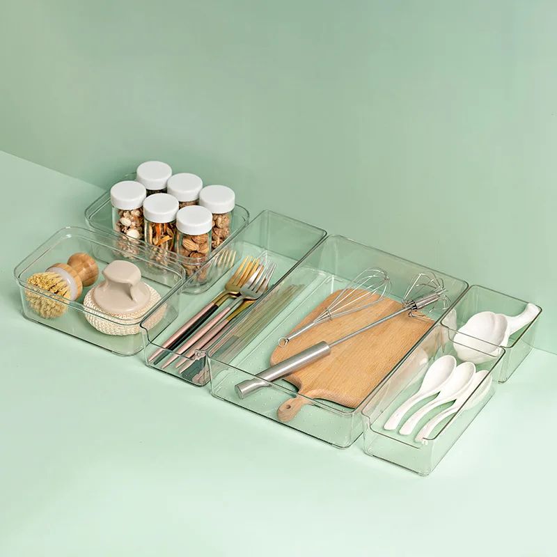 Clear Acrylic Skincare Organizer Box For Cosmetics And Mask Storage 4