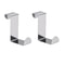 Z Shaped Over Door Hook Stainless Steel Organizer For Home Storage 6