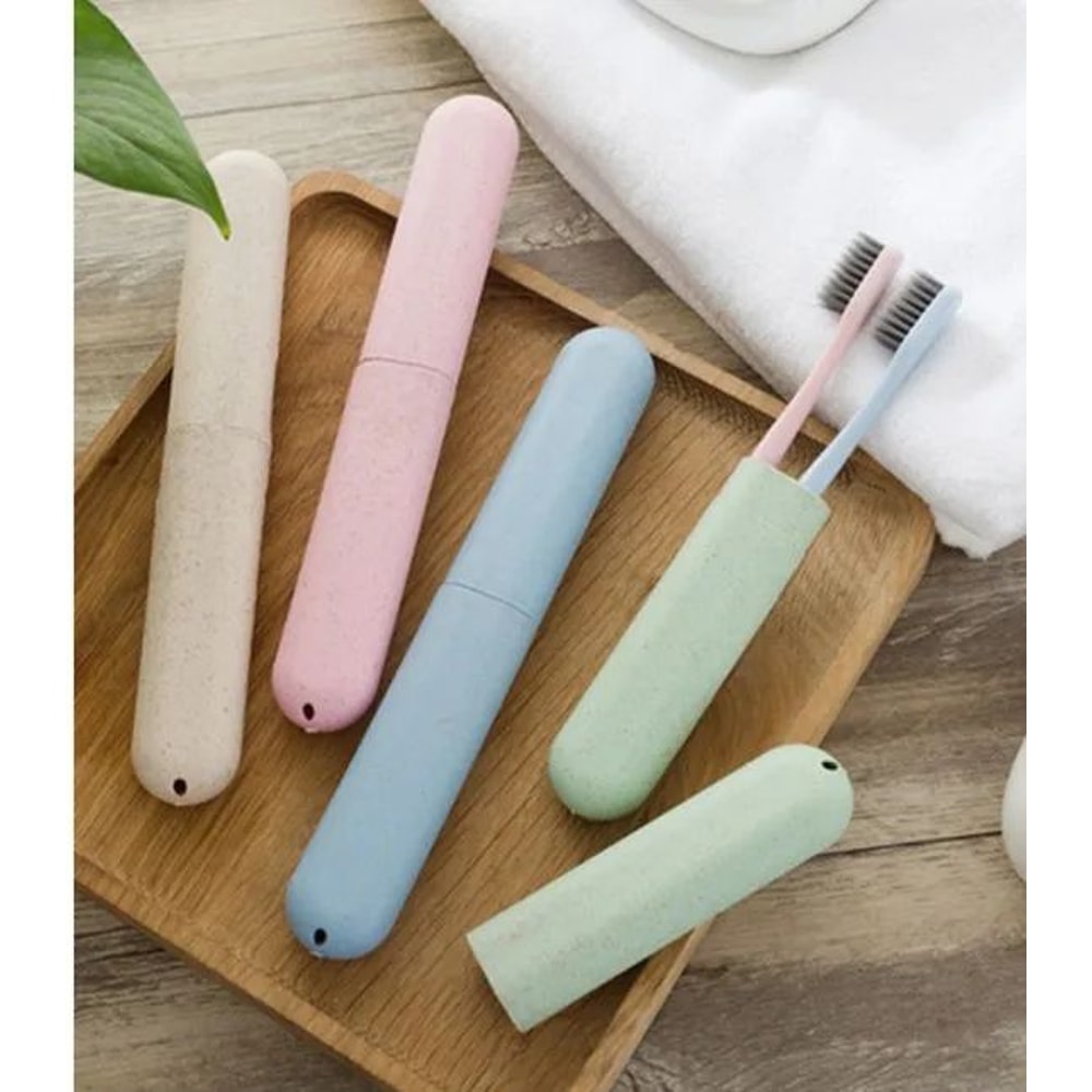 Portable Toothbrush Case Set For Travel And Hygiene Protection 9