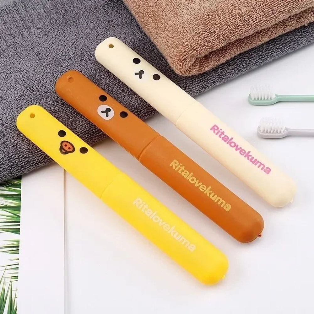 Portable Toothbrush Case Set For Travel And Hygiene Protection 1