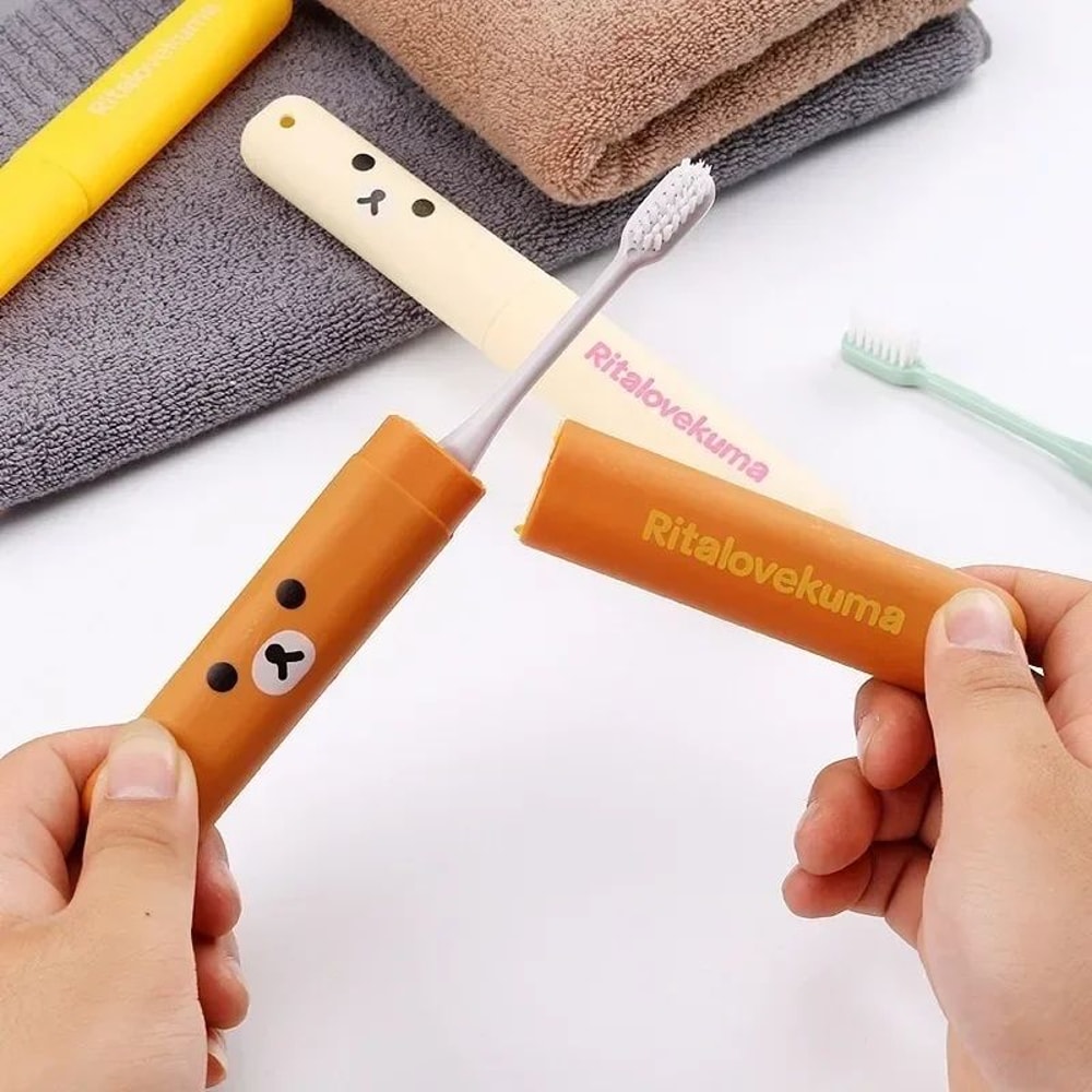 Portable Toothbrush Case Set For Travel And Hygiene Protection 3