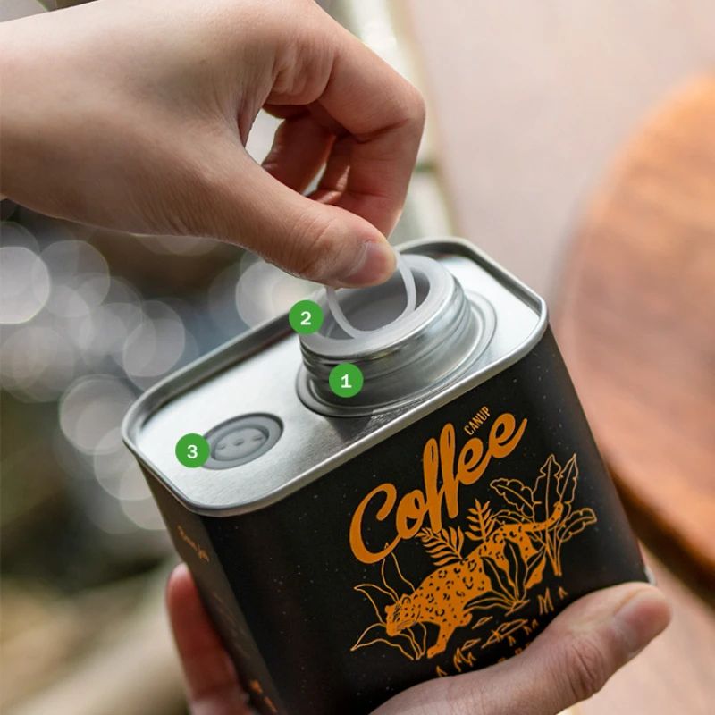 Airtight Coffee Bean Storage Jar For Freshness And Moisture Protection 5