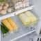 Fridge Drawer Organizer Sliding Food Storage Box Fresh Produce Keeper 4
