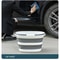 Foldable Laundry Bucket Portable Collapsible Wash Basin Storage Tub 4