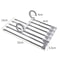 Telescopic Pants Hanger Space Saving Multi Layer Closet Organizer Rack 5